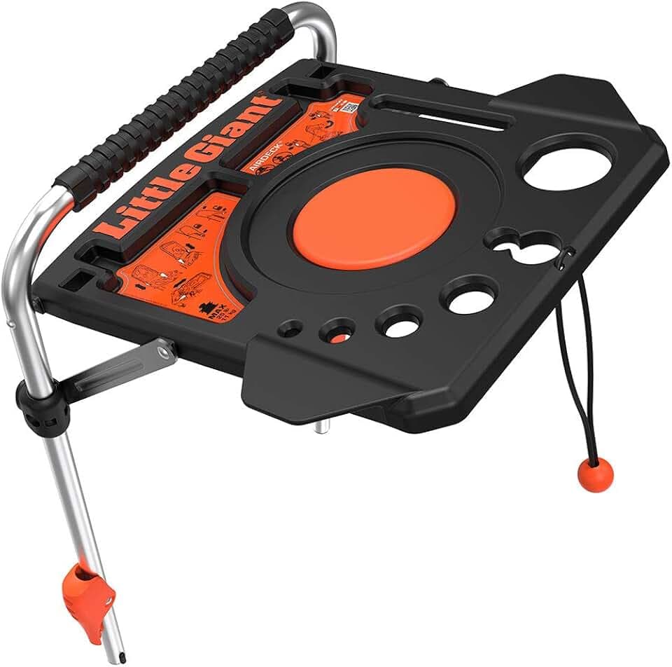Little Giant Ladders, AirDeck Workstation, Ladder Accessory, Plastic, 25 Lbs Weight Rating, (26057-001)