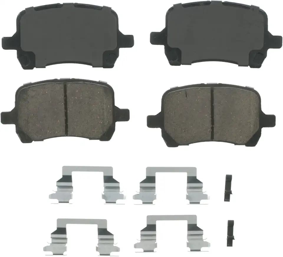 Wagner QS ZD1160 Disc Brake Pad Set, Chamfered Edges for Smooth, Quiet Stops, Fits 2007–2012 Chevrolet Malibu