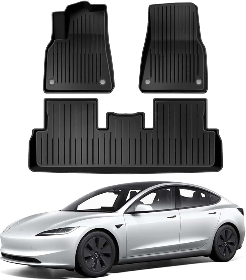 Pedigree Floor Mats Compatible with Tesla Model 3
