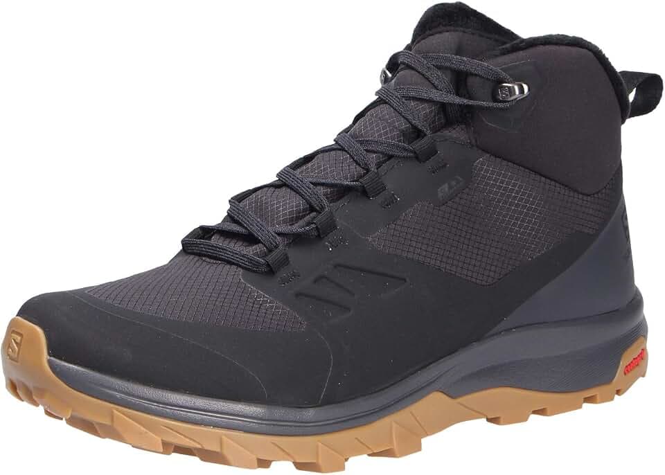 Salomon OUTsnap CSWP Herren-Schuhe Mit ClimaSalomon Waterproof-Technologie Stiefel Für Outdoor-Aktivitäten Bei Schnee Und Eis