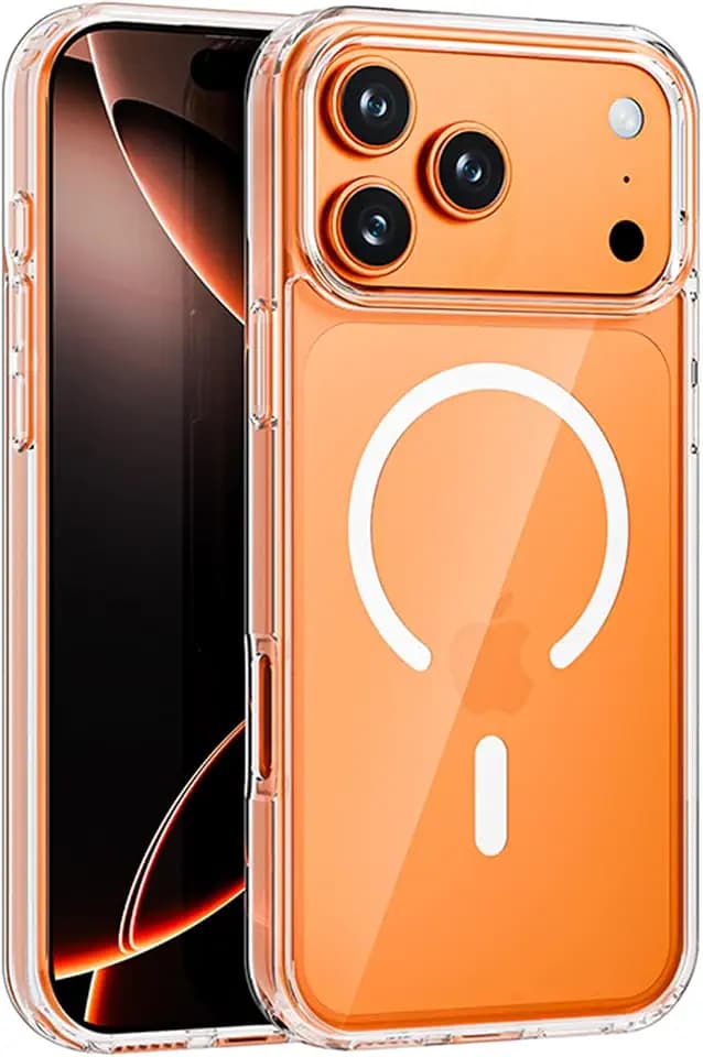 Magnetic for iPhone 18 Pro Case/iPhone 17 Pro Case,Clear