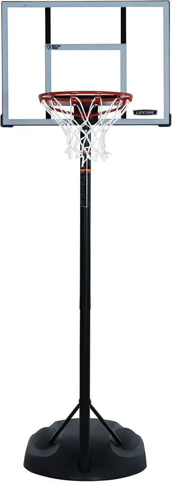 Lifetime Youth Portable Basketball Hoop, Adjustable Height 5.5-7.5 Ft, 30-Inch Shatterproof Fusion Backboard