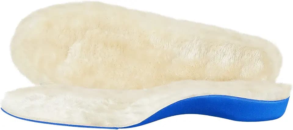 V.Step Wool Insoles with Arch Support, Comfortable Sheepskin