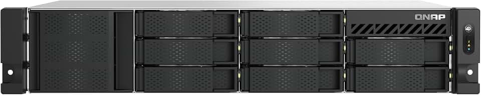 QNAP NAS TS-855eU-8G 8bay 2HE (2U Rackmount NAS mit kurzer Einbautiefe und 8-Core Rechenleistung für optimierte Virtualisierung)