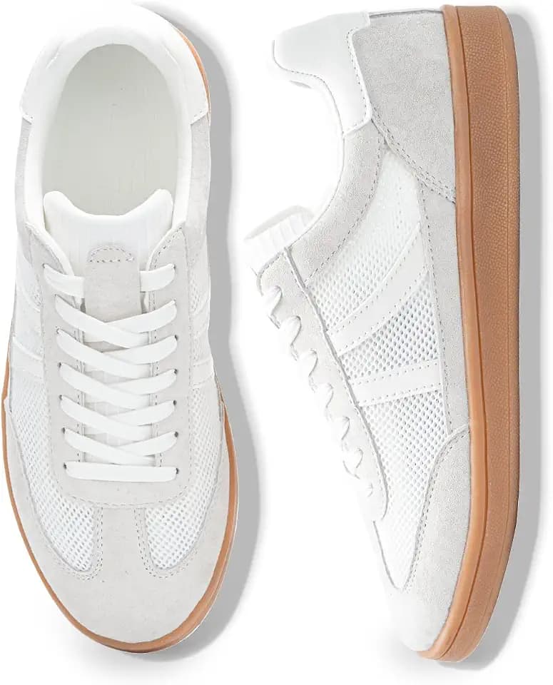 Rosella Carlie Women's Fashion Sneakers - Leather Slip On Shoes for Women