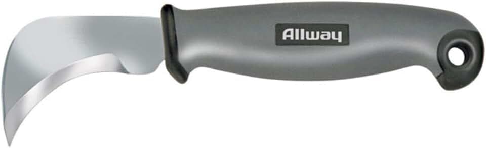 ALLWAY Linoleum Knife with Steel Blade