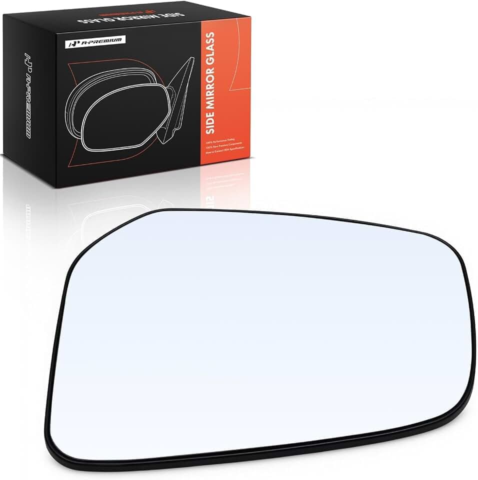 A-Premium Right Passenger Side Heated Power Mirror Glass