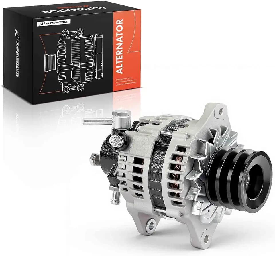 A-Premium Alternator, 12V 110A 3-Groove Pulley CW, Compatible with Isuzu