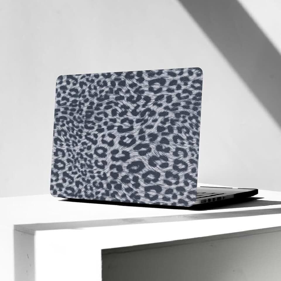 Leopard Case for MacBook Air 13 inch 2026-2022 M5/M4/M3/M2 Logo Cutout