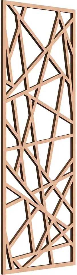 Conway Decorative Pierced Fretwork Wood Wall Panels, 15 3/8"W x 39 3/8"H x 3/8"T, Alder