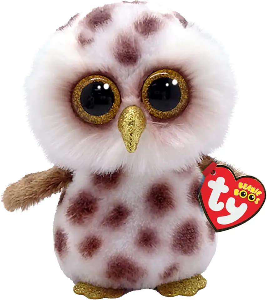 Ty Beanie Boo WHOOLIE - a Spotted Owl - 6"