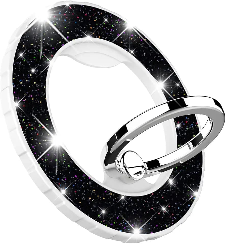 Magnetic Phone Ring Holder for MagSafe, Black