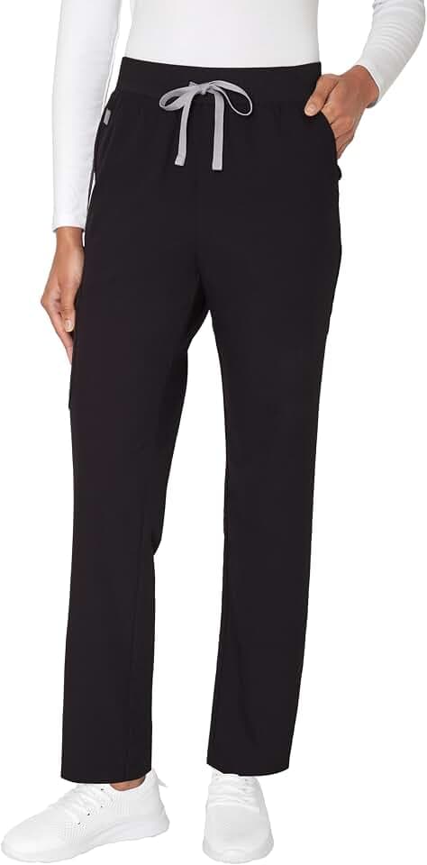 Hanes Women's Scrub Pants, Comfort Fit Healthcare Pants for Women, Moisture-Wicking Medical Scrubs