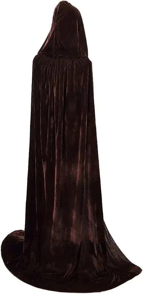 voller Länge mit Kapuze Samt Umhang Halloween Weihnachten Fancy Cape Kostüme 59 "…