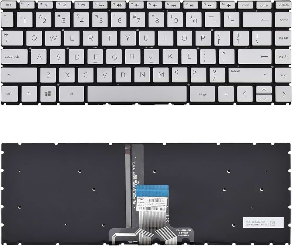 Replacement Keyboard Compatible with HP 14-BD 14-CK 14-CD 14-CM 14-CS 14-CW 14-DA 14-DG 14-DQ 14-FQ 240 G7 245 G7 246 G7. Pavilion X360 14-DH 14S-DK14S-CR. Pavilion 14-CE. 340 G7 Series Laptop