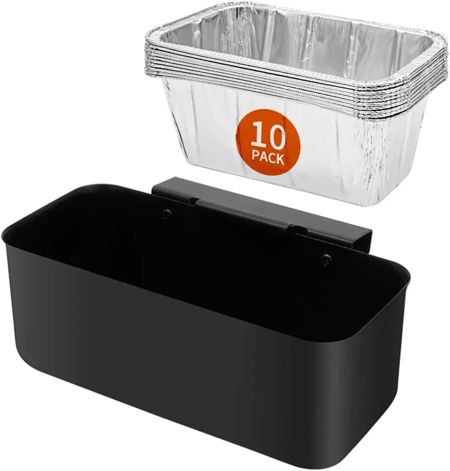Ziopetru Grease Cup & Drip Tray - Compatible with 17/22/28/36" Blackstone