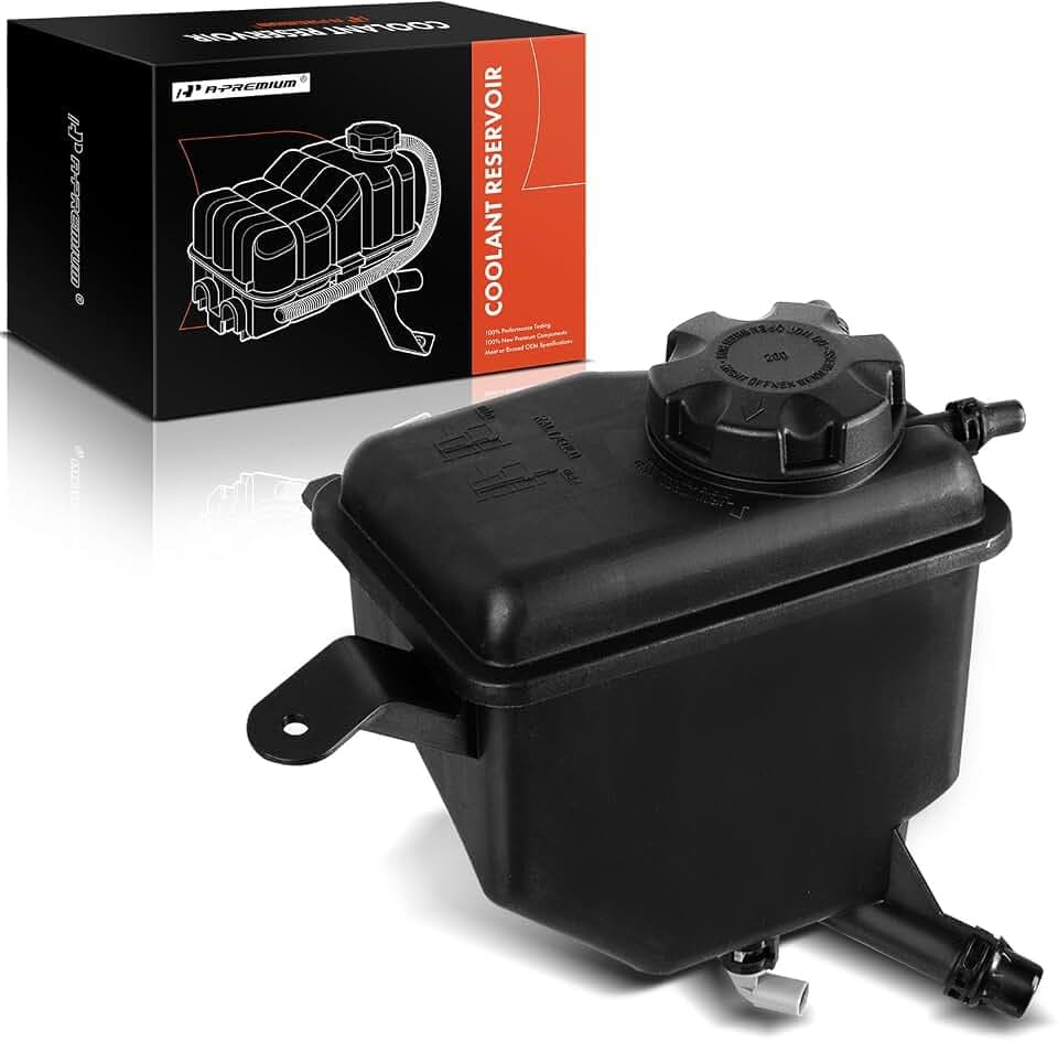 A-Premium Radiator Coolant Expansion Reservoir Overflow Tank W/Cap & Sensor