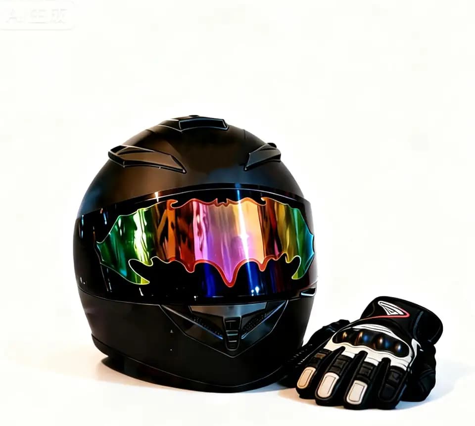 2Pcs Motorcycle Helmet Visor Waterproof & Anti-Fog Film—Helmet Face Shield waterproof and anti-fog helmet visors, prevents sunlight, rain, and fog from obstructing vision, Easy to Install