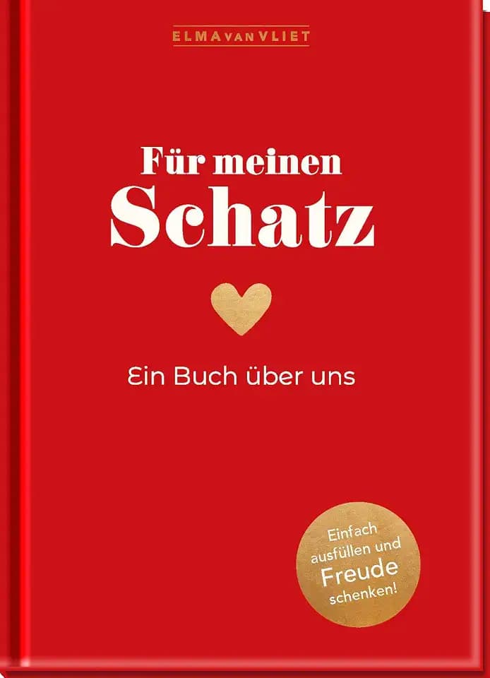 Für meinen Schatz: Ein Buch über uns | Das Original. Eintragbuch zum Selbstausfüllen, mit Platz für Fotos und Erinnerungsstücke. Geschenk für Partner