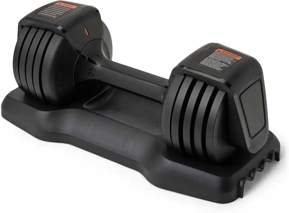 Amazon Basics Adjustable Dumbbell, 25 lb