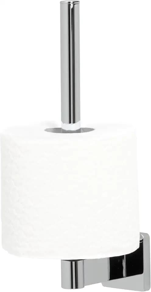 Tiger Dock Toilettenpapierhalter, Premium-Reserverollenhalter aus verchromtem Edelstahl, B x H x T: 5 x 24,5 x 9,4 cm