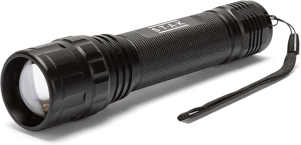 STAK Tiger LED Taschenlampe batteriebetrieben 1600lm 8h 340g, ST337