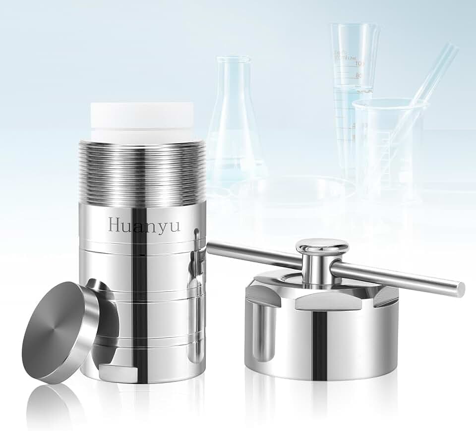 Huanyu hydrothermalen Synthese Autoklav Reaktor mit PTFE gefüttert Schiff für Lab (Customizable) (25ml)