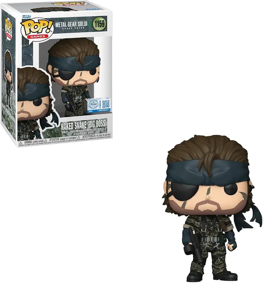 Funko Metal Gear Solid Snake Eater Naked Snake Big Boss Exclusive Pop Vinyl Figure 1159