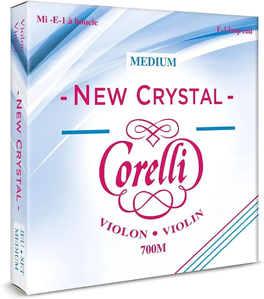 Corelli Violin Saiten Crystal Satz mit Schlinge Medium 700M