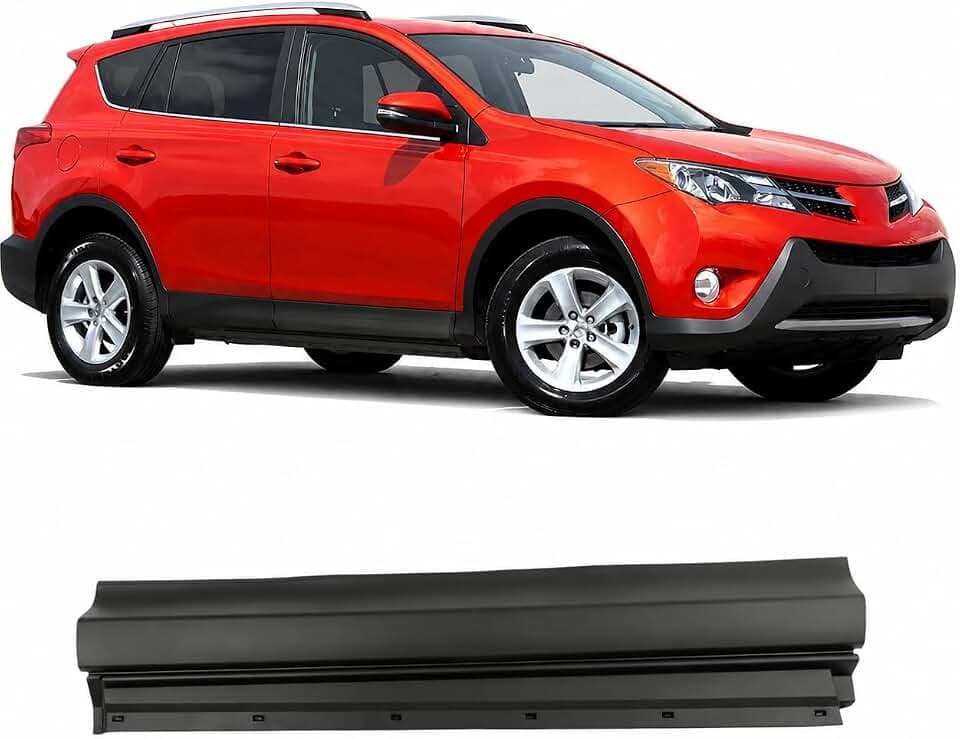 Front Passenger Side RH Door Lower Molding Trim Fit for Toyota RAV4 2014 2015 2016, Front Right Door Lower Trim Panel, OEM 75073-0R011 750730R011 75073-0R010 750730R010, CY-RV14F01R
