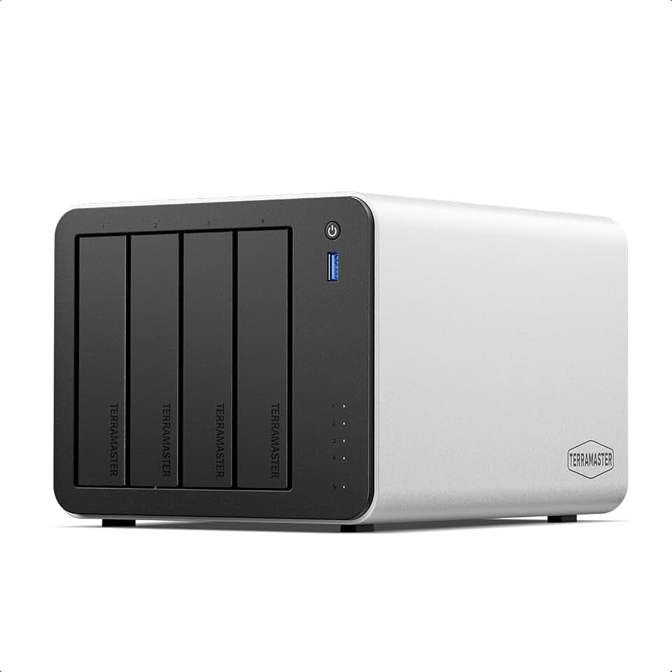 TERRAMASTER F4-425 Plus NAS 4-Bay, Intel N95 4-Core CPU, 8GB RAM (Diskless)
