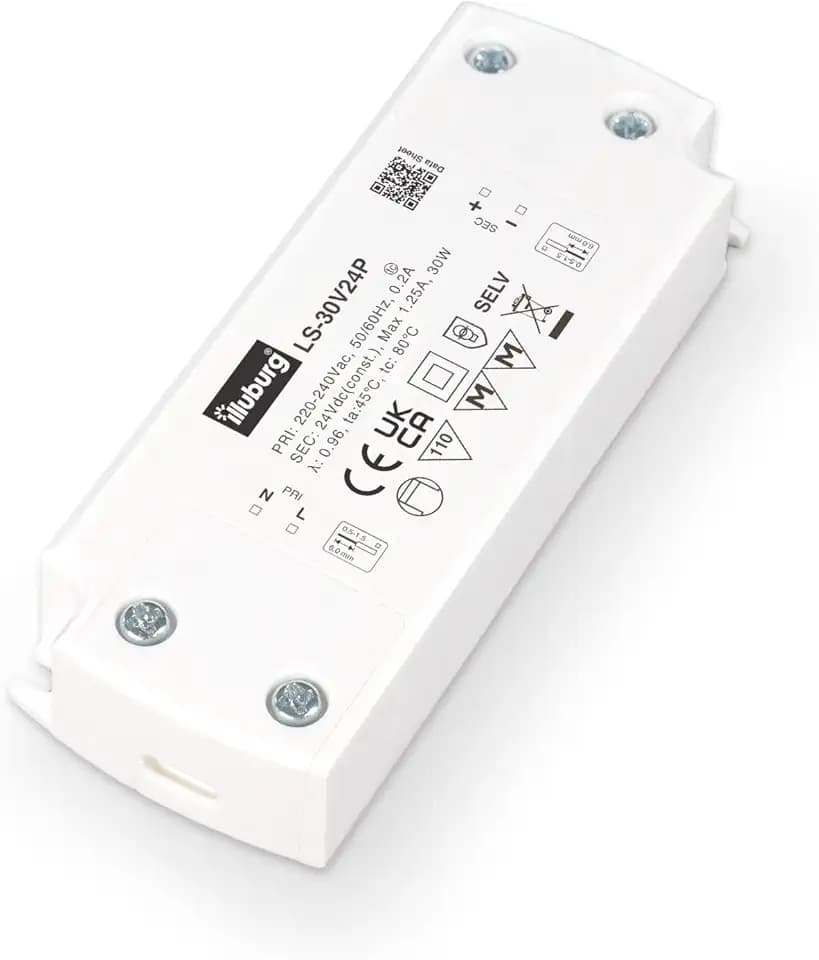 LED Trafo 24V 30W Flackerfrei für LED Strip Lampe LED Netzteil Treiber Transformator Driver Power Supply
