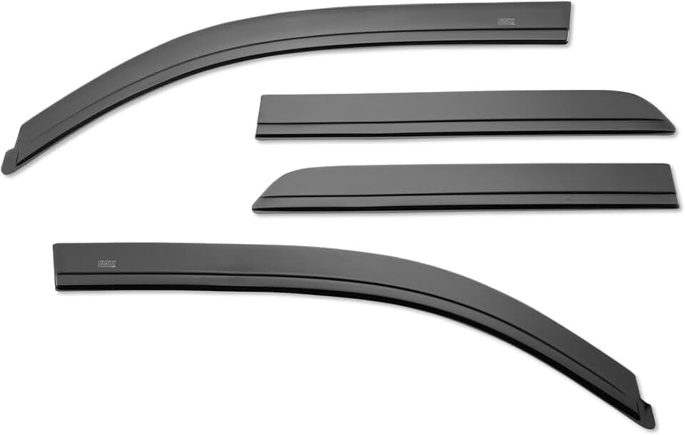 Husky Liners Low Profile Ventvisor Rain Guards | Fits 2022-2026 Toyota Corolla Cross | Front & Rear, 4-pc Smoke - 2854158