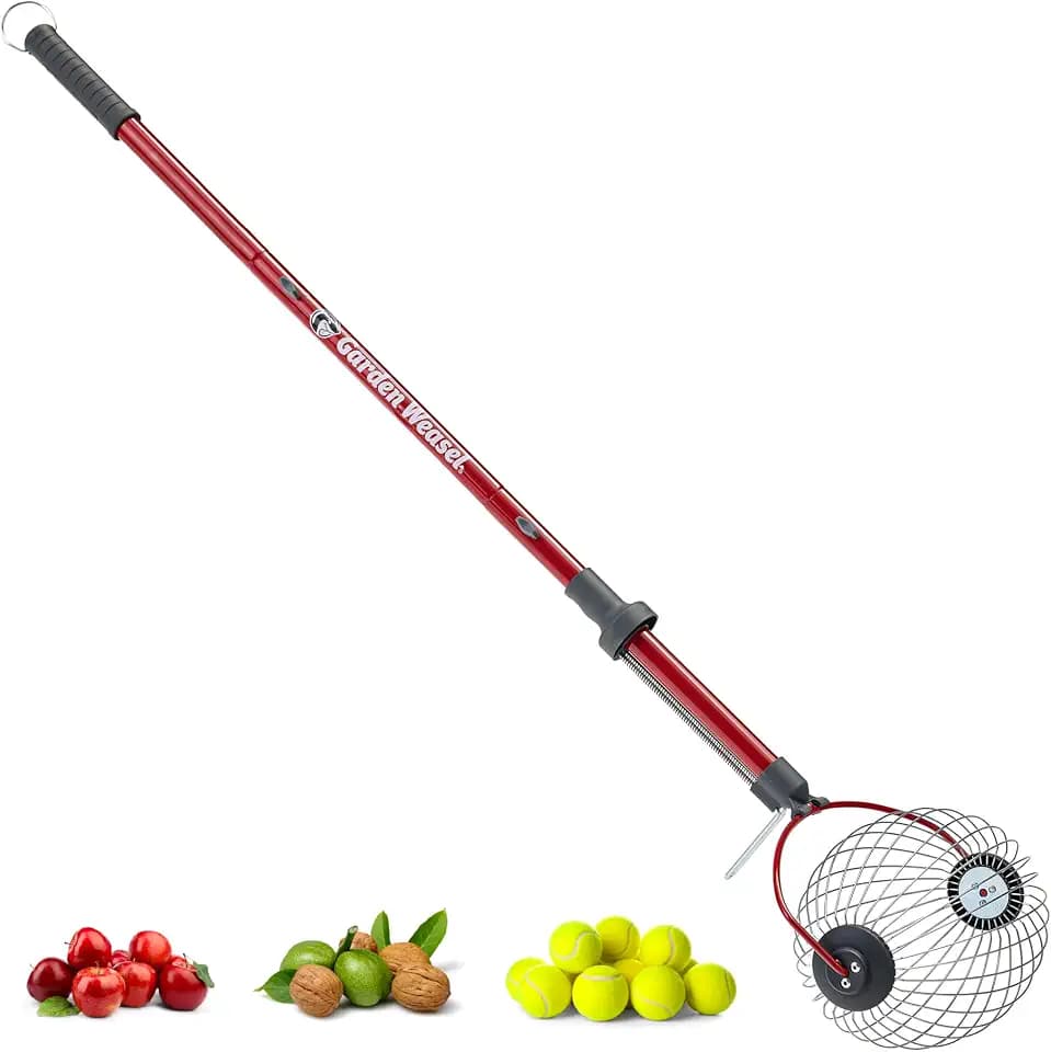 GARDEN WEASEL Large Nut Gatherer Roller for Walnuts Tennis Balls Apples