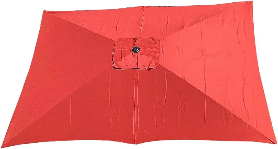 BELLRINO Rectangular Replacement Umbrella Canopy for 10ft x 6.5 ft 6 ribs Umbrella (Canopy Only)
