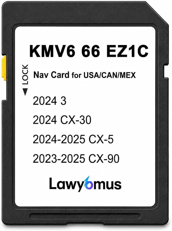 KMV666EZ1C Navigation SD Card for Mazda 3 CX-30 CX-5 CX-90, US CA MX Maps