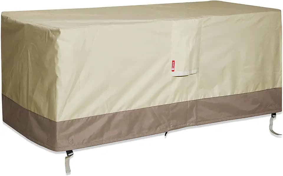 SheeChung Fire Pit Cover Rectangular 58"L x 28"W x 24"H,Waterproof 600D