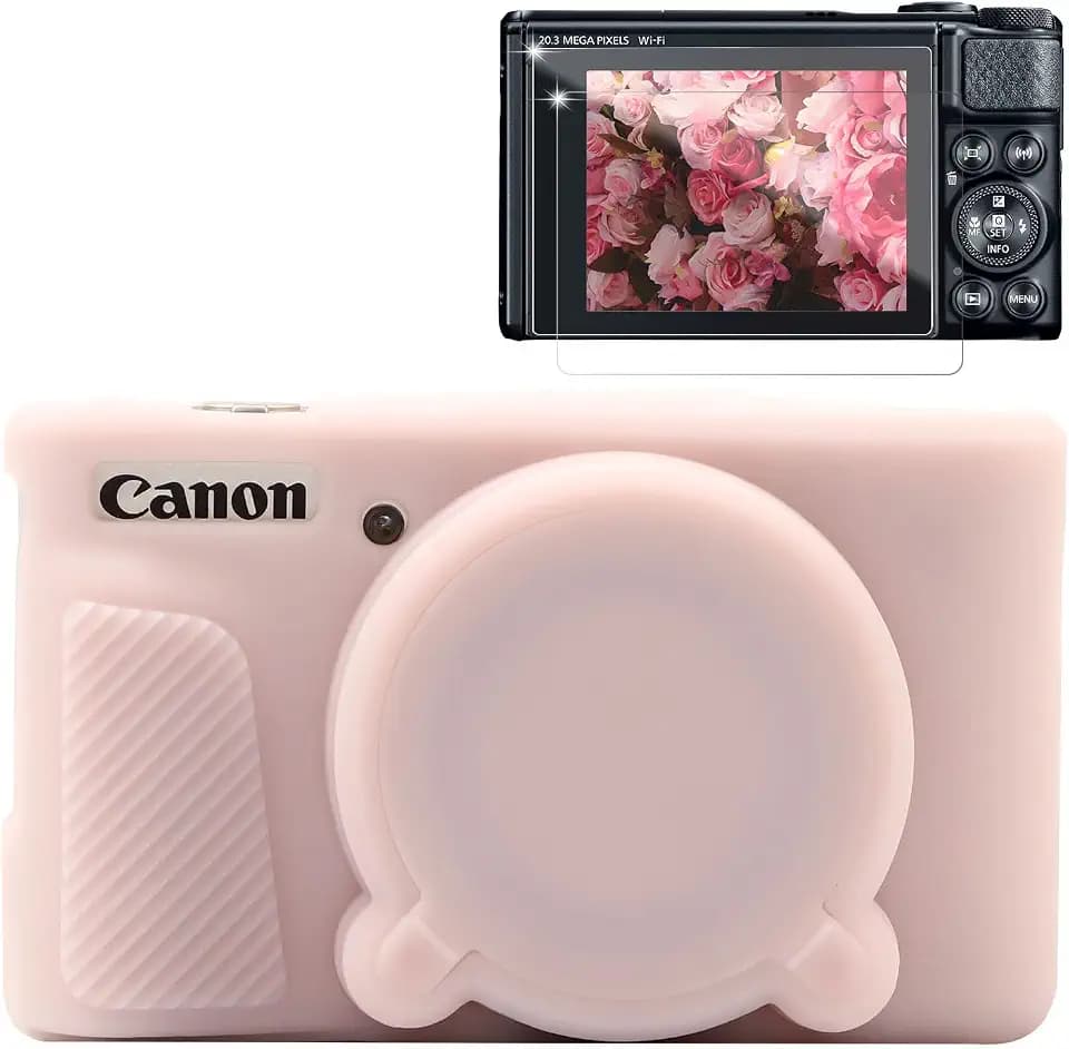 Case for Canon PowerShot SX740 HS, SX730 HS Camera - Jelly Pink