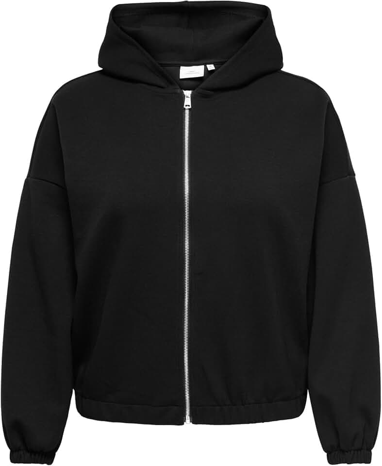 ONLY Carmakoma Damen Carscarlett Ls Elastic Zip Hood SWT Noos Carscarlett Ls Elastic Zip Hood SWT Noos (1er Pack)