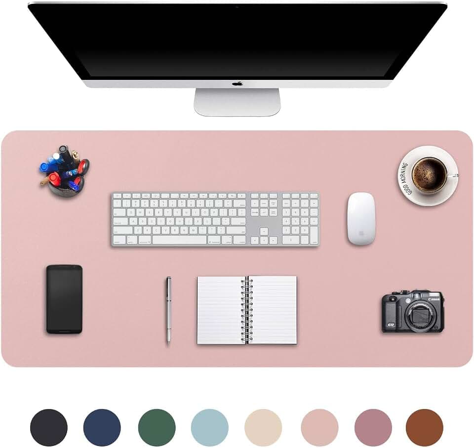 Schreibtischunterlage Pink, Schreibtischmatte, Desk Pad 90 x 43cm