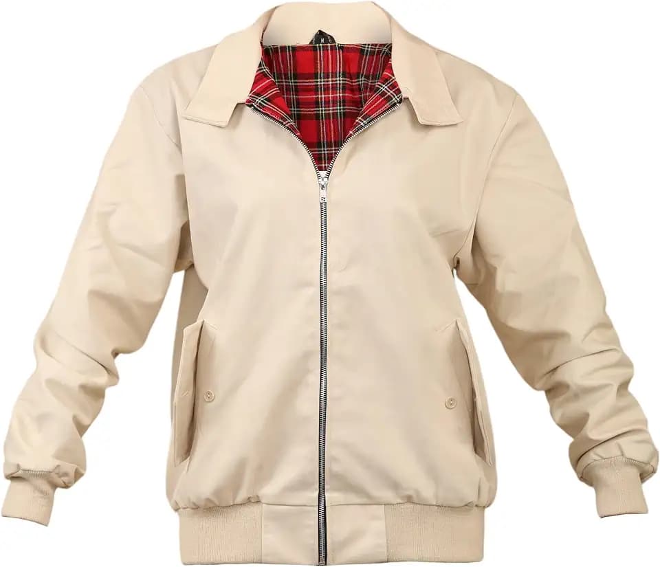 Skytex UK Harrington-Jacke Klassisch/Retro/Mod, in 10 Farben erhältlich, Größen XS-8XL