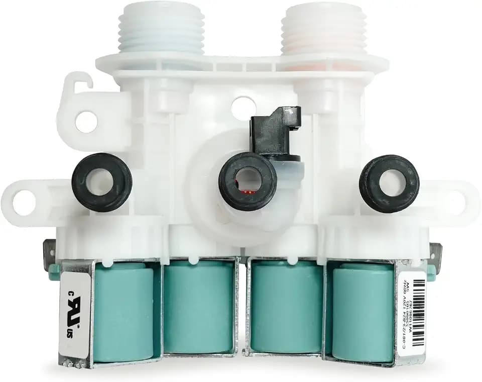 【2025 UPGRADED】 W11165546 W11096267 D.I.Accessa Washer Water Inlet Valve Fit for Whirlpool Kenmore Washing Machine Replaces W10758828 W10839828 W11165546VP