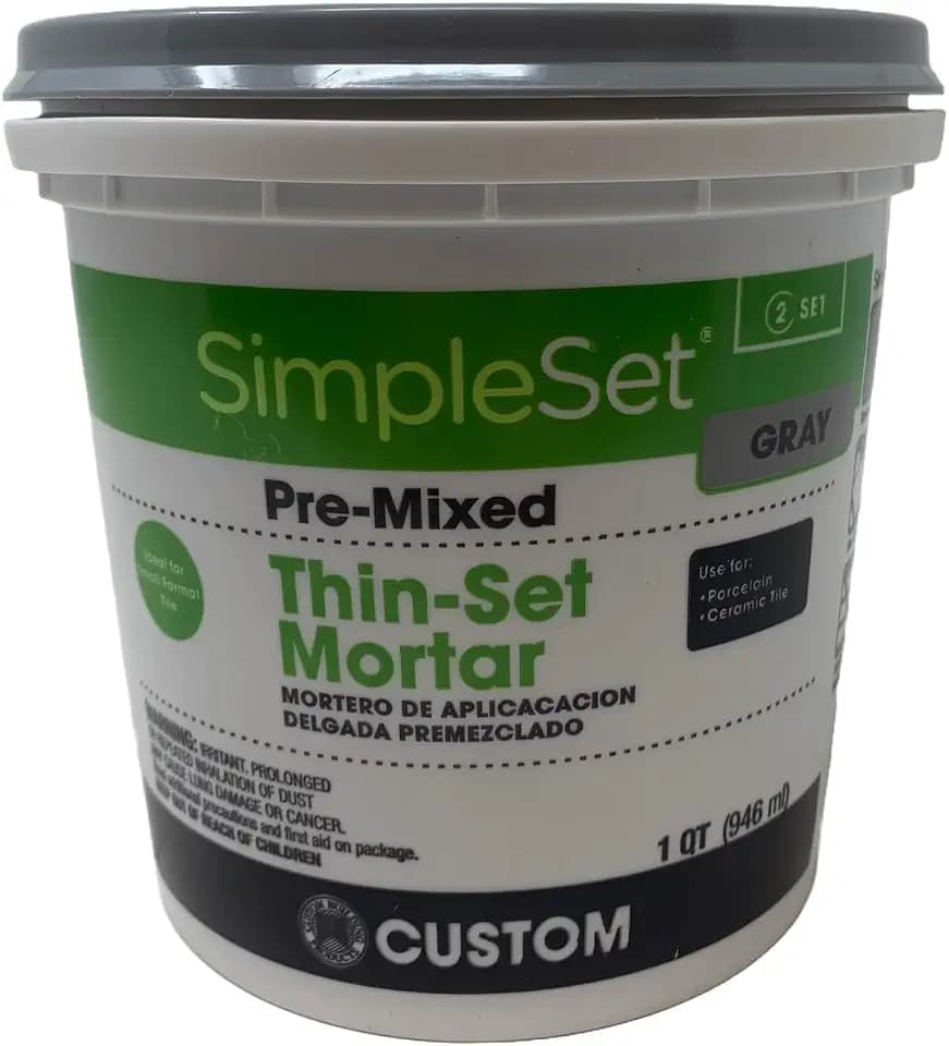CUSTOM BLDG PRODUCTS TAGAQT Quart Premixed Adhesive/Grout