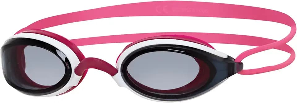 Zoggs Fusion Air Schwimmbrille Erwachsene, Herren und Damen – Komfort-Air-Dichtung, Antibeschlag, UV-Schutz, Weites Sichtfeld, Nasensteg Austauschbar