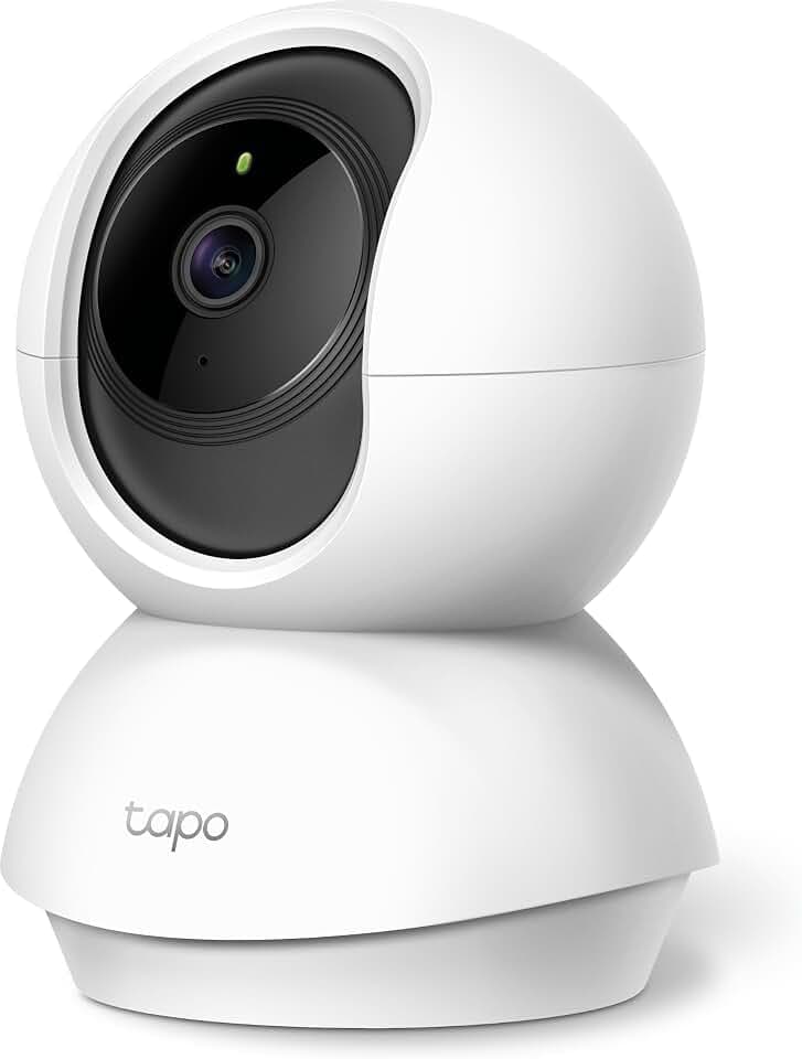 Tapo C21A 2K 3MP Überwachungskamera innen 360°, Nachtsicht, Bewegungserkennung, Zwei-Wege-Audio, Baby-Schreierkennung, microSD-Karten bis zu 512GB