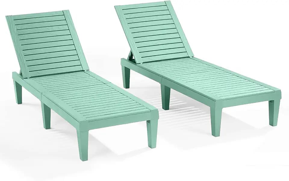 Nestl Lounge Chair Outdoor, Tanning Chair, Chaise Lounge Outdoor Set of 2