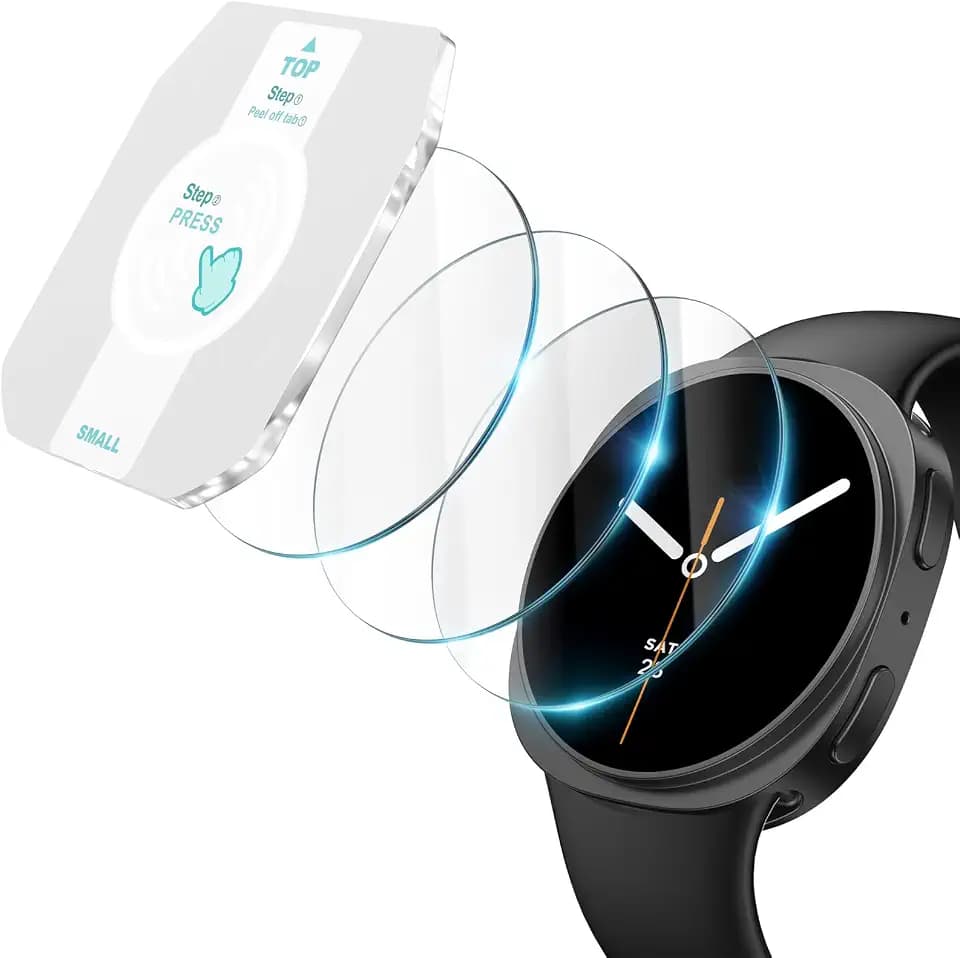 Misxi Glas-Displayschutzfolie für 44mm Samsung Galaxy Watch 9/8