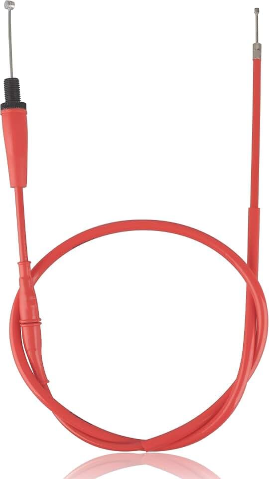 nibbi 46" Go Kart Throttle Cable Universal Motorcycle Cable for Dirt Pit Bike Mini Bike - Red