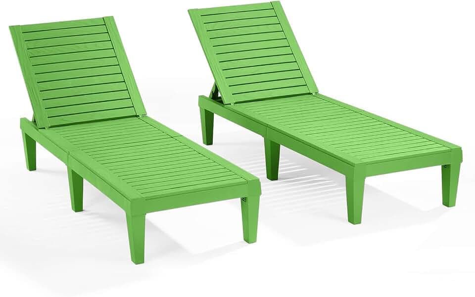 Nestl Lounge Chair Outdoor, Tanning Chair, Chaise Lounge Outdoor Set of 2
