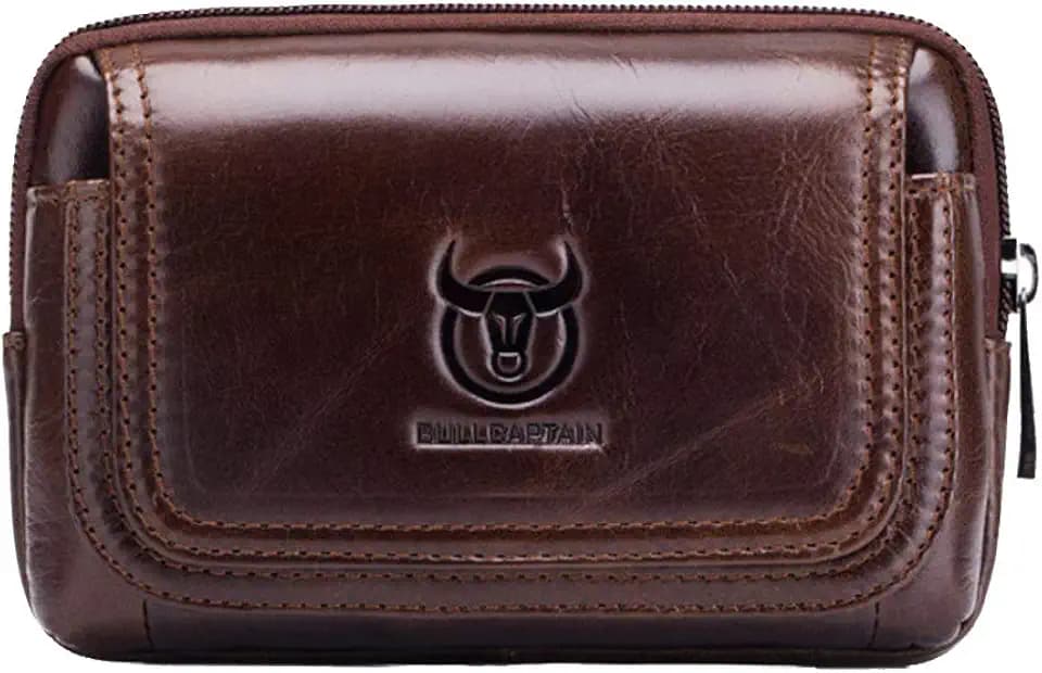 Leder Hüfttasche Gürtel Holster Für Herren Frauen Clip Halter Beutel Geldbörse Gürteltasche Handy Case